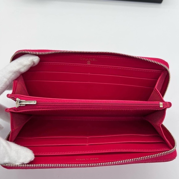 Authentic Chanel Classic caviar zippy long wallet - Picture 16 of 16